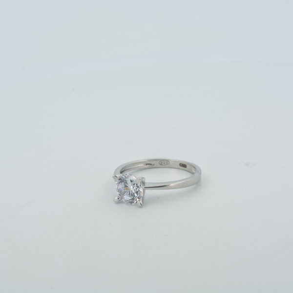 Anello solitario modello tiffany mm 7 1 pezzo per confezione