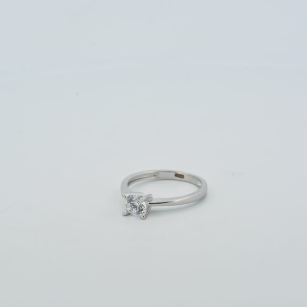 Anello solitario modello tiffany mm 5 1 pezzo per confezione