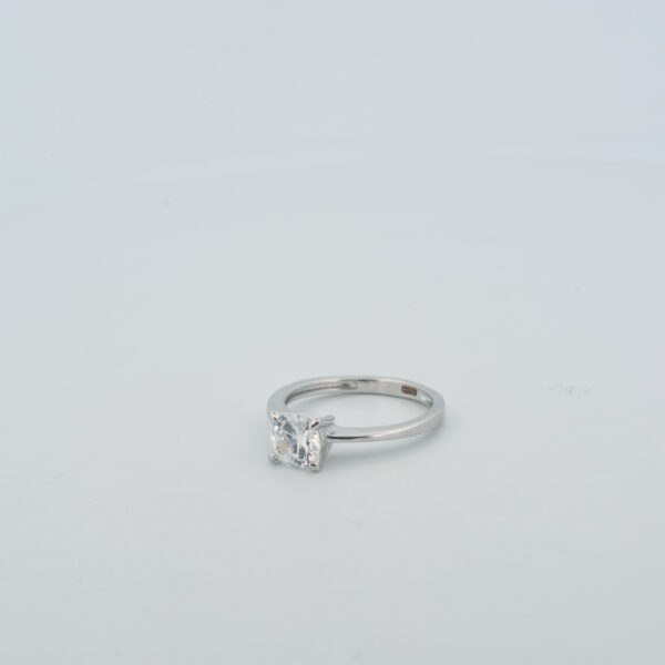 Anello solitario modello tiffany mm 6 1 pezzo per confezione